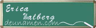Erica Walberg Visitenkarte